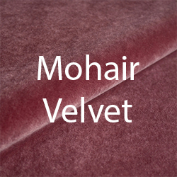 Mohair velvet fabric swatch